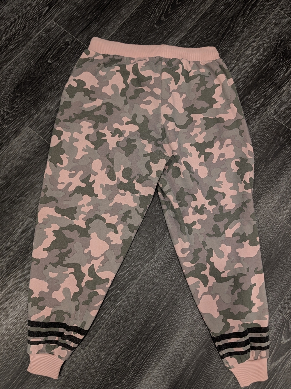 Camo Jogger Pants Pink & Green
